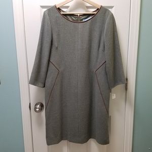 NEW ANTONIO MELANI 3/4 Sleeve Tweed Sheath Dress